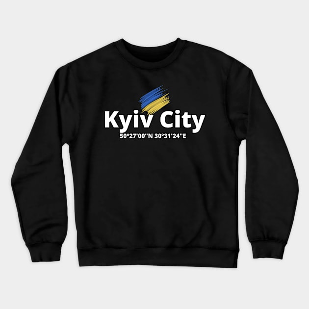 KYIV CITY, Ukrainian Capital Crewneck Sweatshirt by johnnie2749